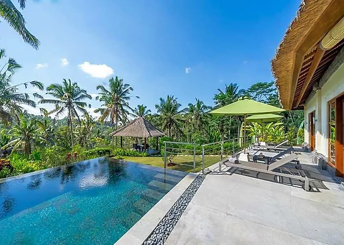 Themma Jungle - Sumptuous 3br Luxury With Majestic Jungle View In North Of Ubud ホテル バリ島